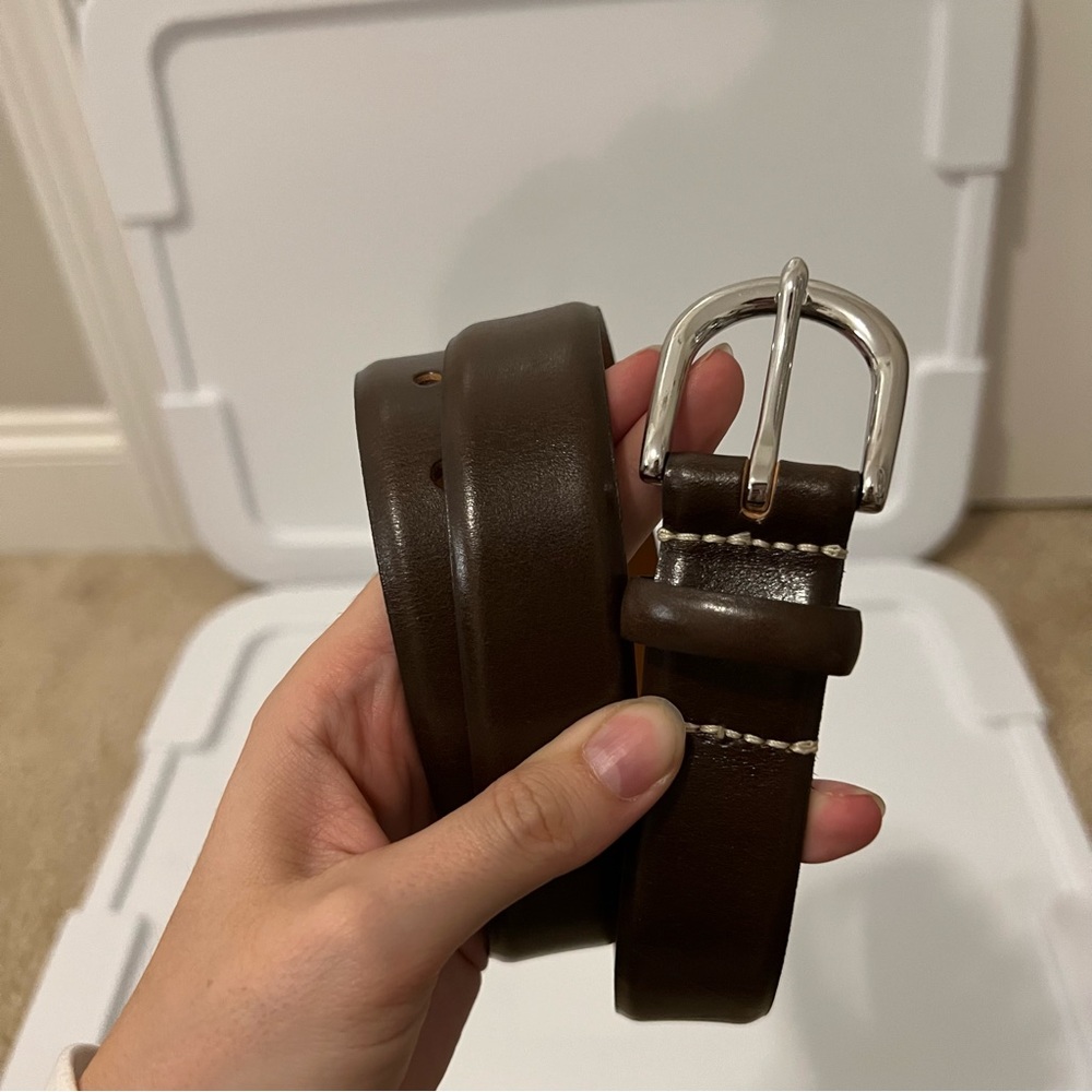 ⭐️ 3/$30 J. Crew Men’s Brown Leather Belt - Size 30